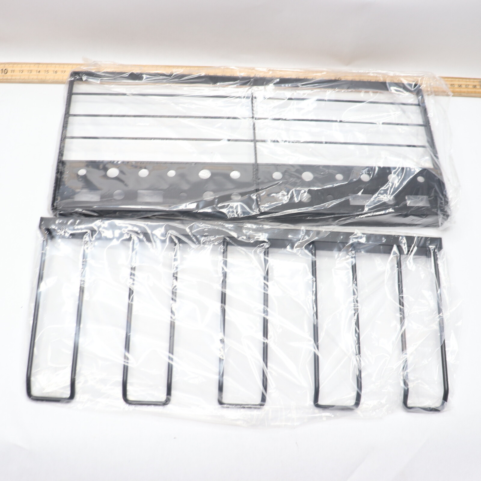 Screwdriver And Drill Holder Steel Black 19cm x 3.5cm x 42.8cm