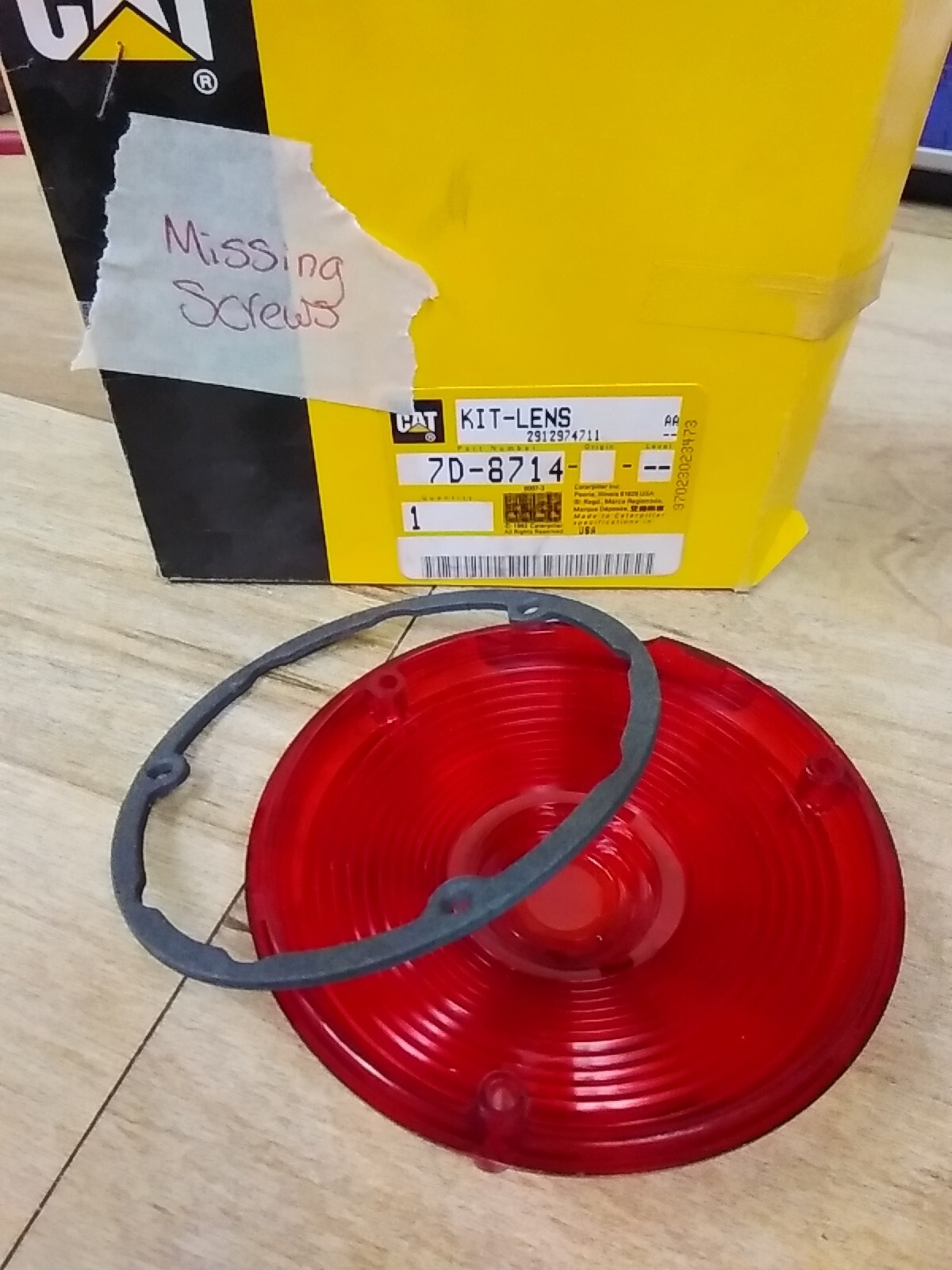 CAT 7D-8714 Lens Kit (Missing Screws)