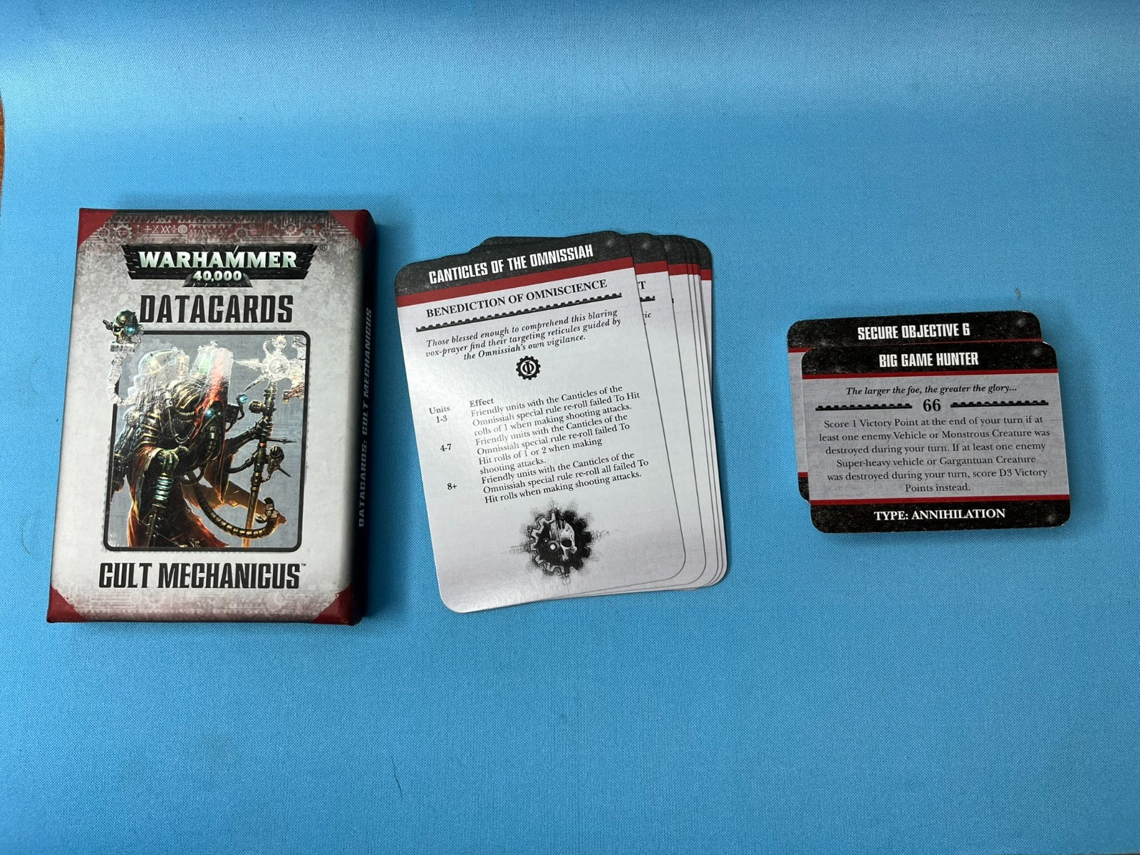 Warhammer 40k 7th Edition Datacards **Choose Your Army**