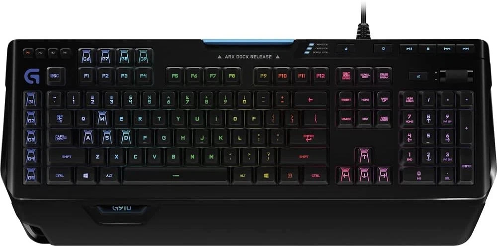 Logitech G910 Orion Spectrum RGB Mechanical Gaming Keyboard - Black