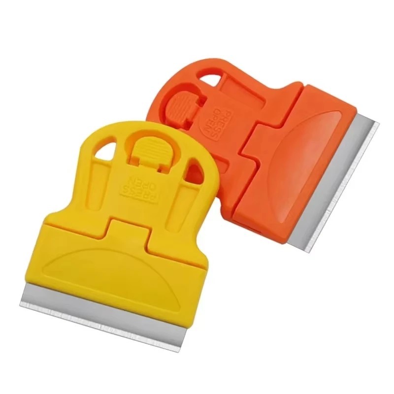 Mini Scraper Tool Sticker Paint Glue Remover for Glass Car Window Cleaning