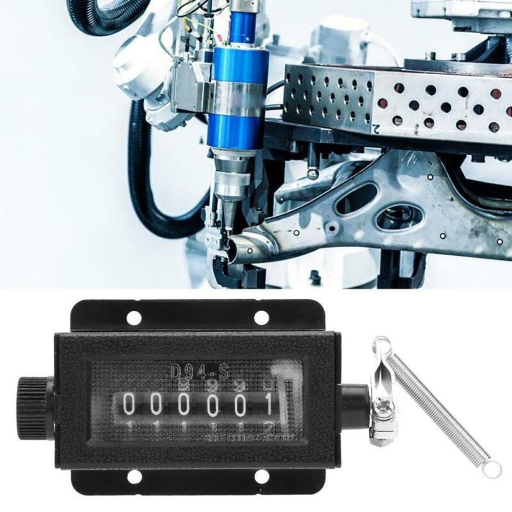 Workshop Counter Modules Industrial Counter 6 Digit 1:1 Accessories Black