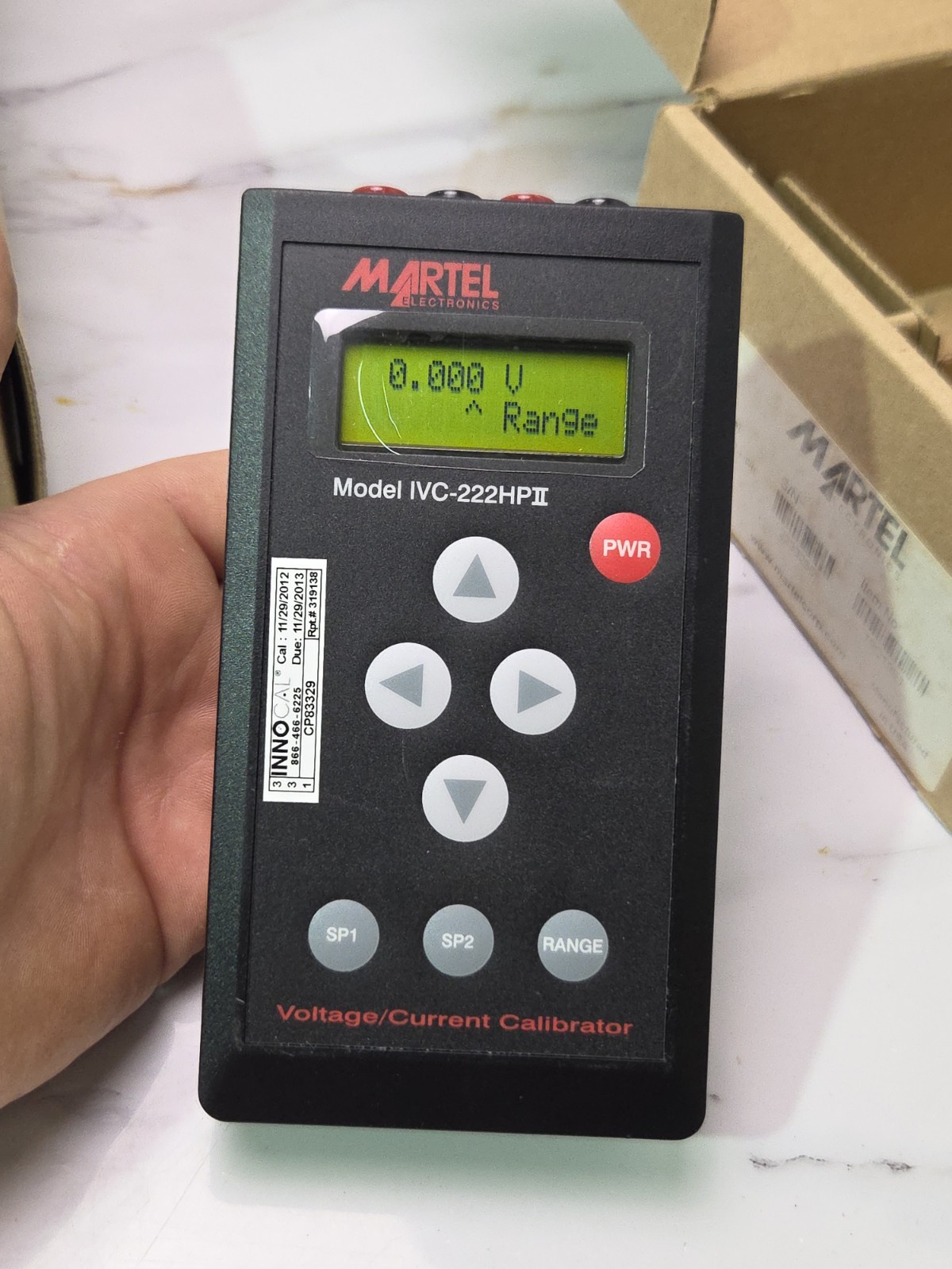 Martel Electronics IVC-222HPII Voltage Current Calibrator