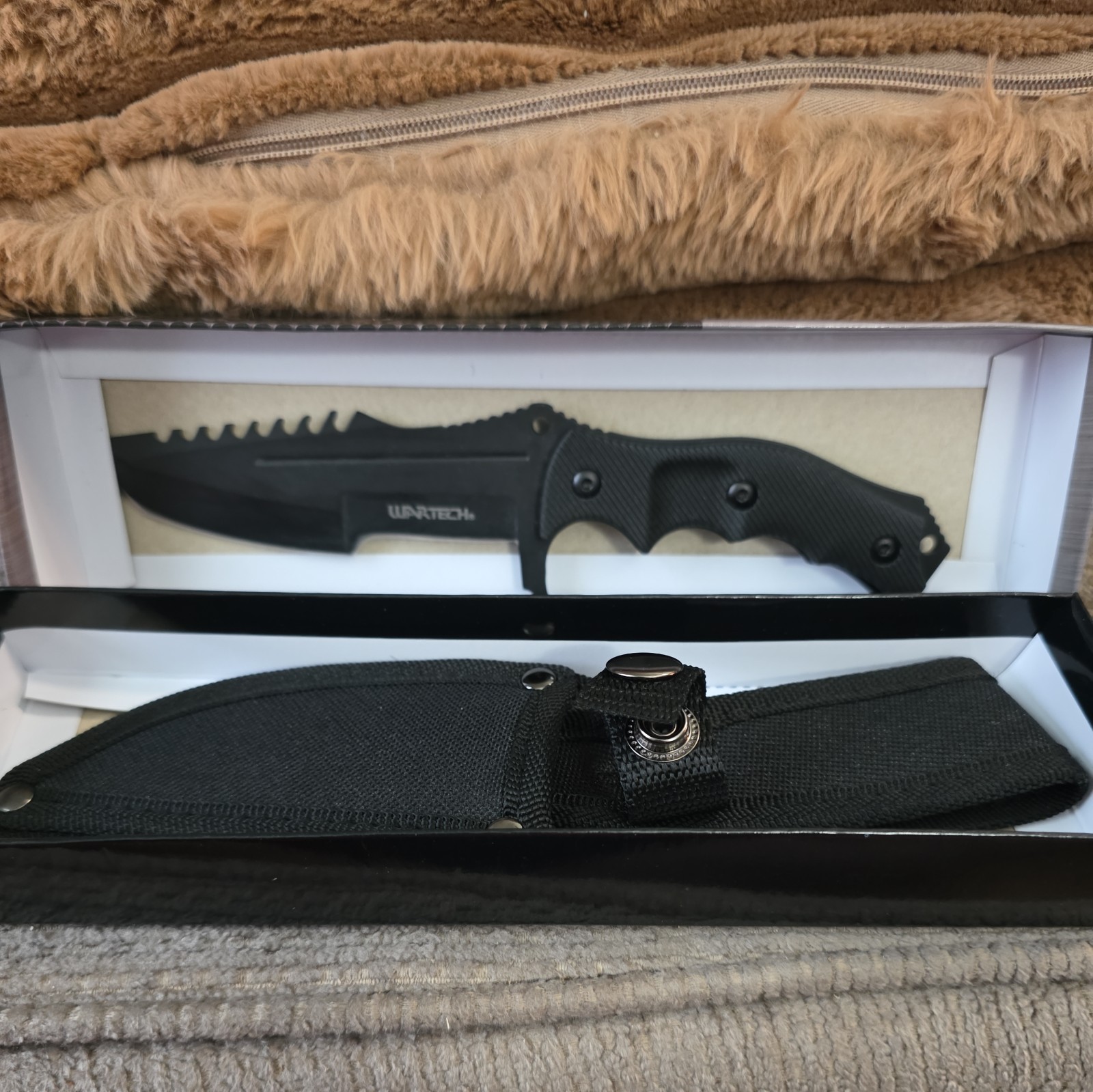 wartech fixed blade knife