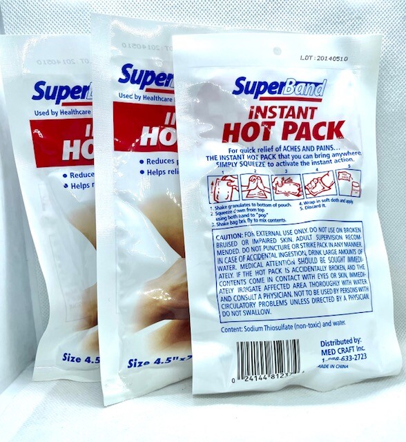 Instant Hot Pack SuperBand ( 3 Pack )