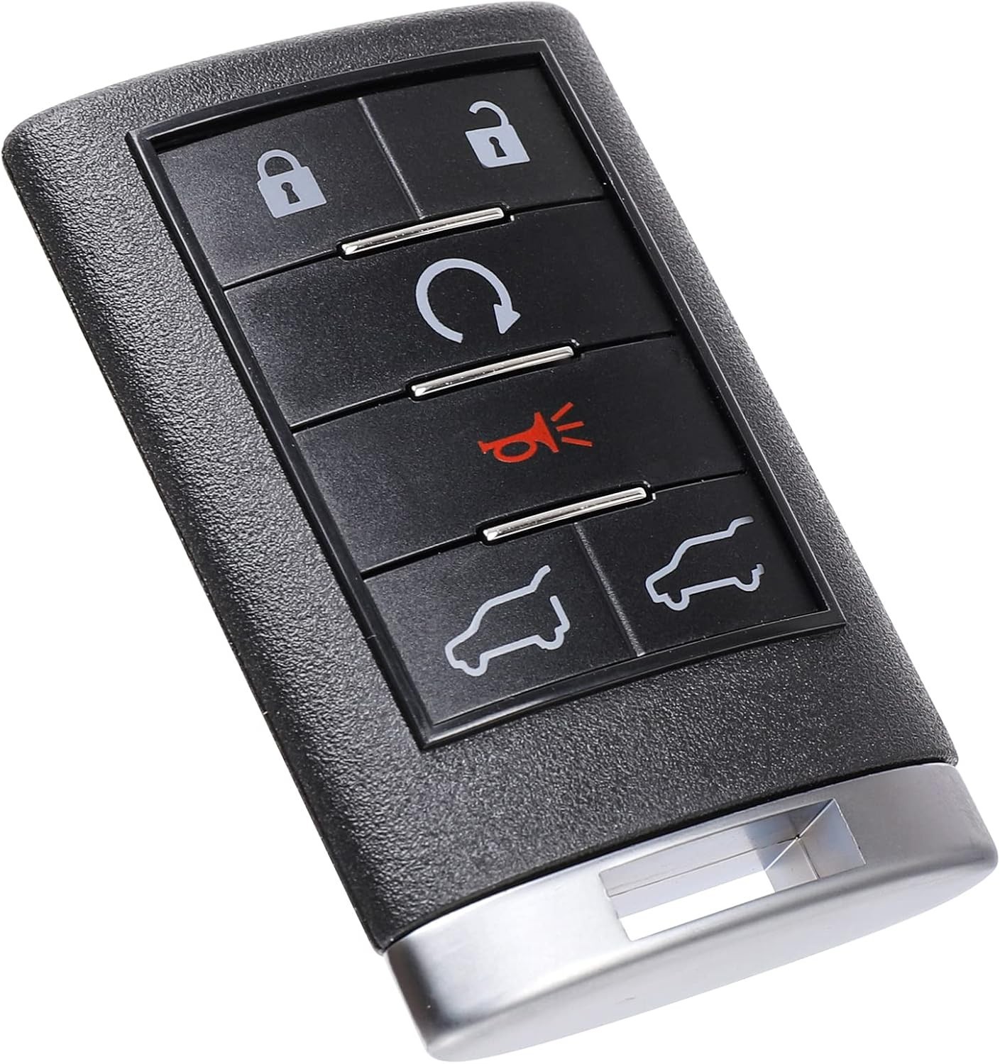1pcs Key Fob, Cadillac Escalade 2007-2014, 6 Button, OUC6000066, Remote Start