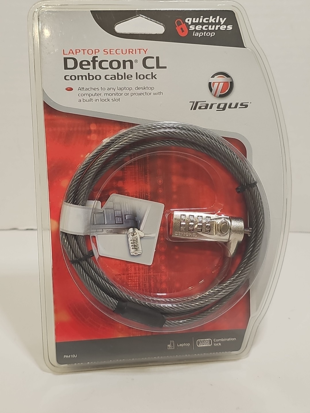 Targus Defcon CL Cable Lock New Sealed