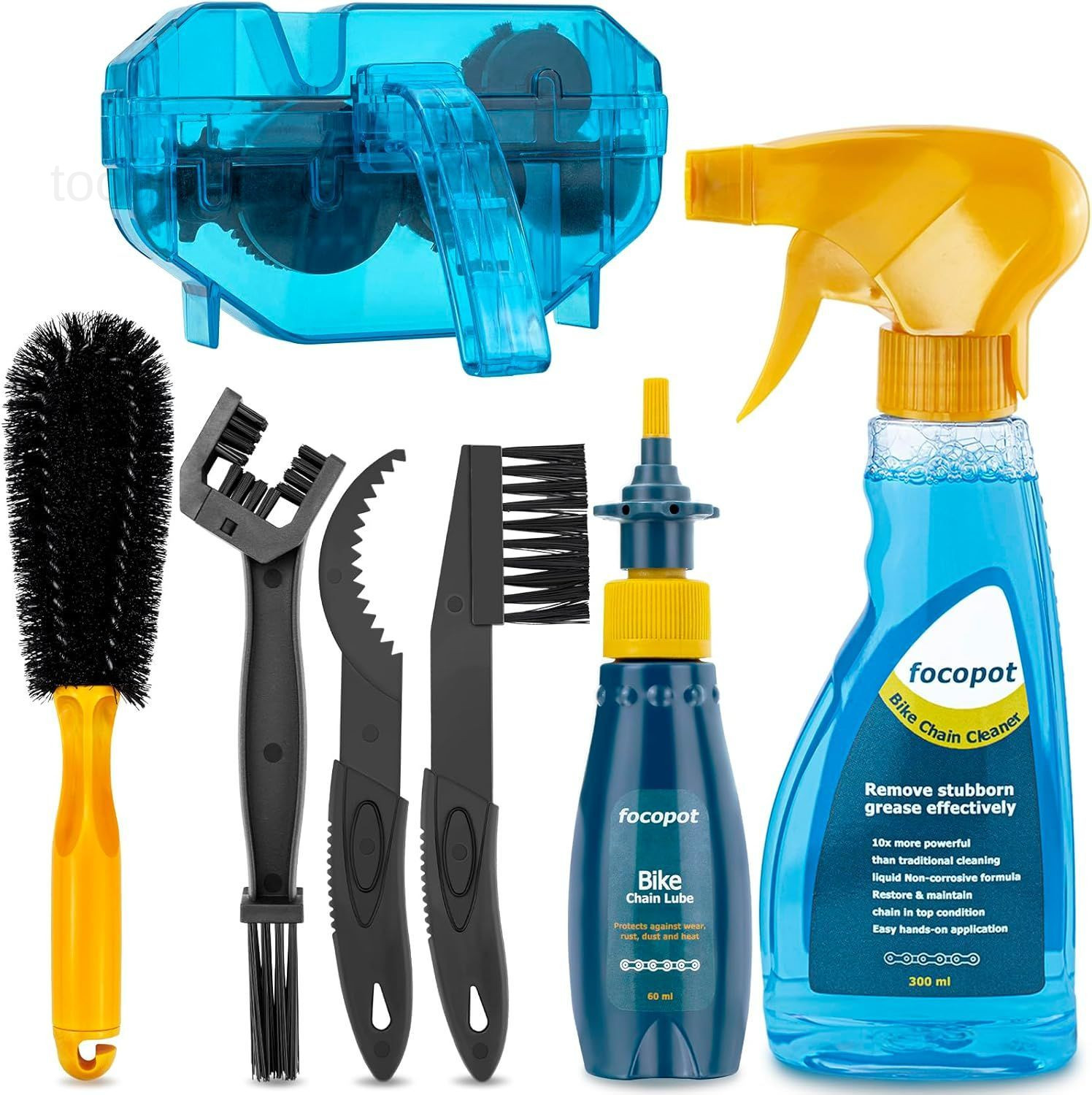 Bike Cleaning Kit Including Bicycle Chain Cleaner Degreaser,Cycling Chain Lube..