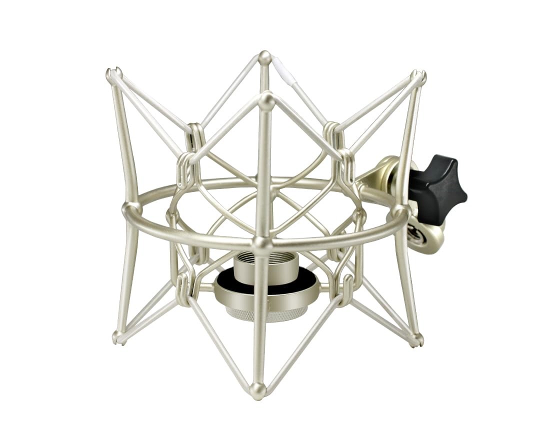 Durable Metal Shock Mount Compatible with Neumann U87 Ai - 180-Degree Adjustable
