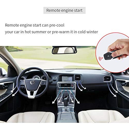 EC002-FO2 Smart Key PKE car Alarm System, Passive Entry, Push Start Button,