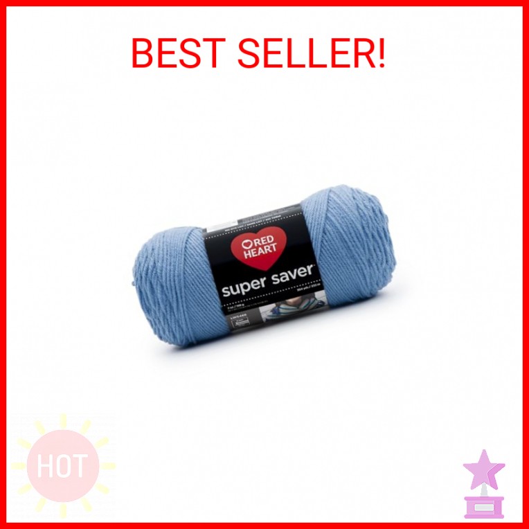 RED HEART Super Saver Yarn, Light Periwinkle