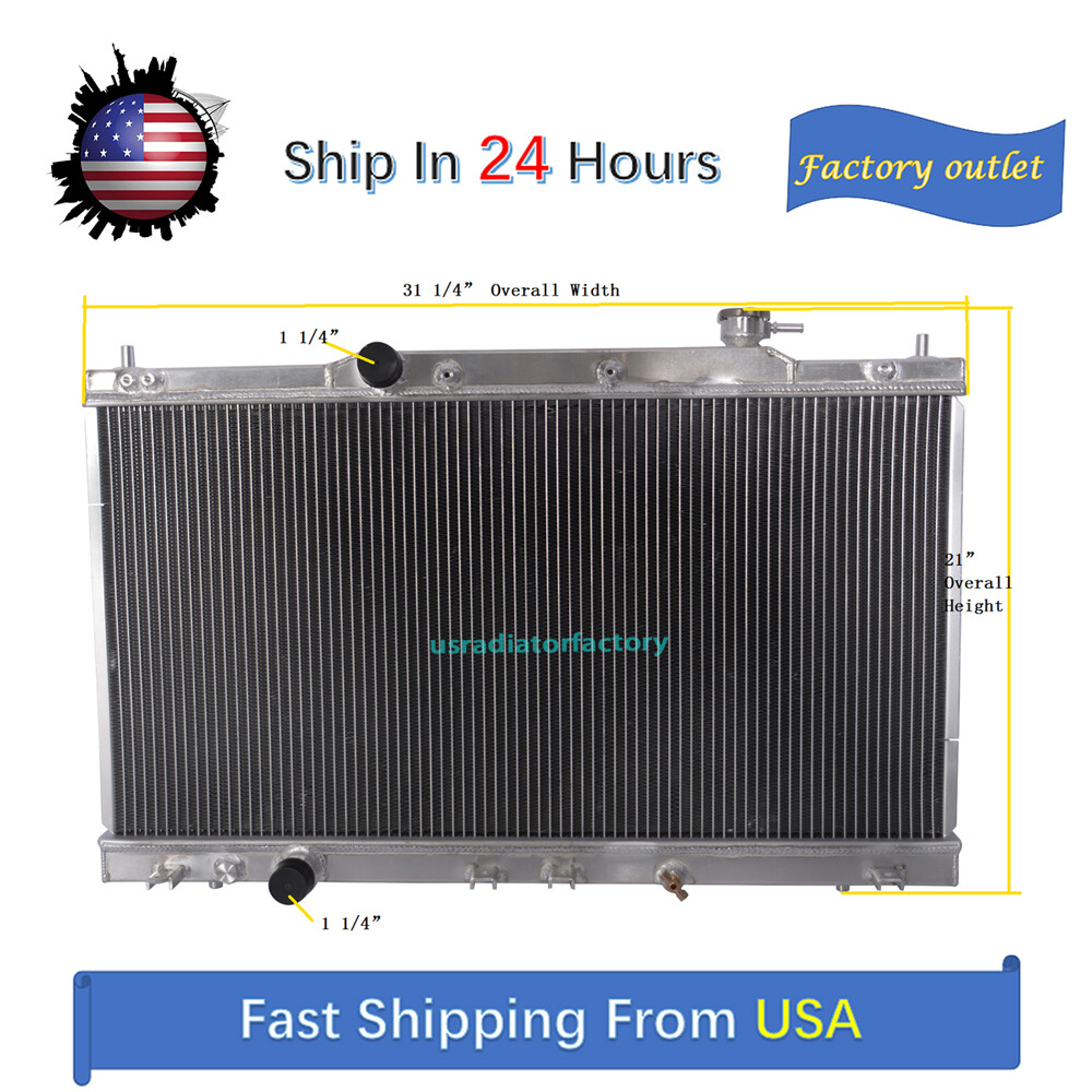 All Aluminum Radiator For Honda 2013-2017 Accord/2015-2020 Acura TLX l4 GAS