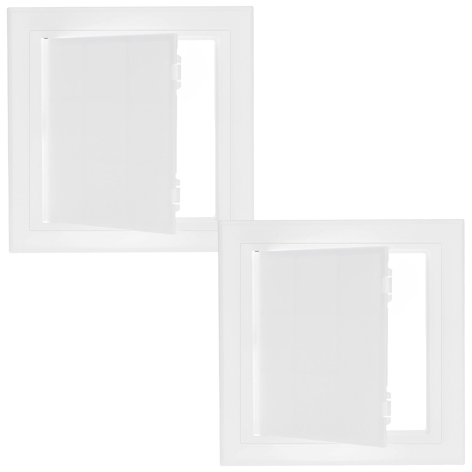 2-Pack Access Panel for Drywall, 5.7x6" Plastic Wall Hole Cover [White]