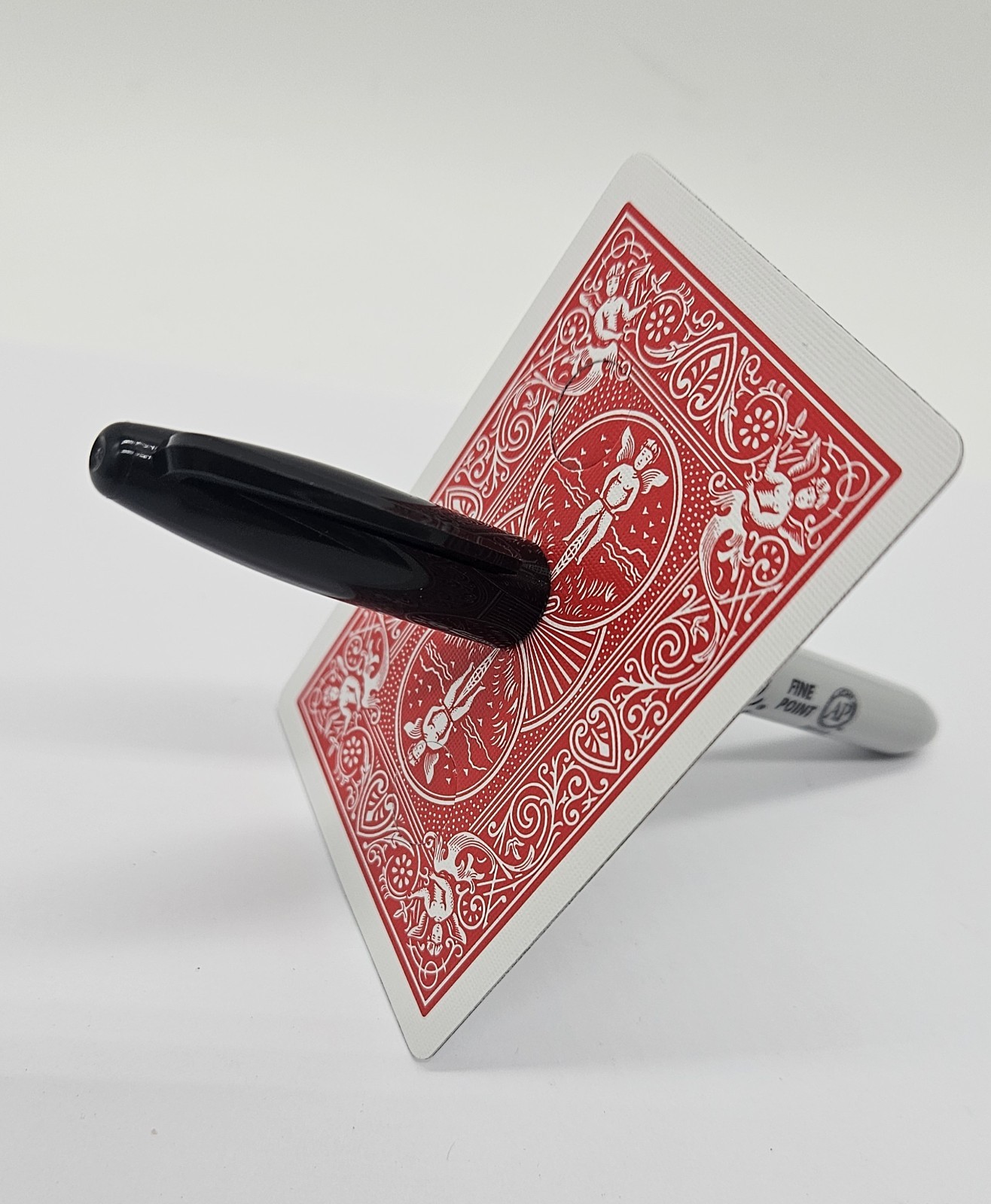 Marker Through Card Trick - Extreme Visual Magic - Easy to Perfom - Blue Edition