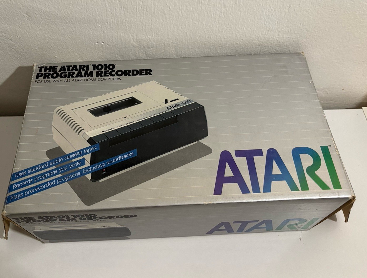 Vintage The Atari 1010 Program Recorder - Power Supply & Owners Guide in Box