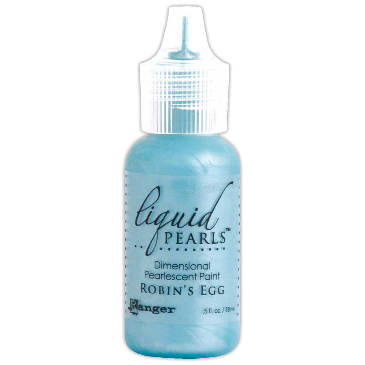 Liquid Pearls Dimensional Pearlescent Paint .5oz-Robin's Egg (Pack of 6)