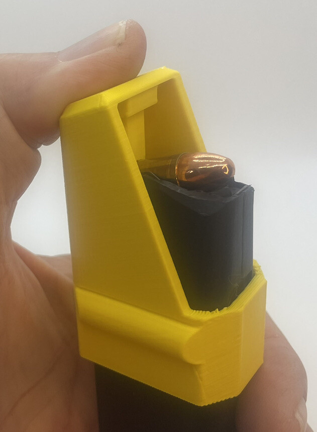 Glock 17 19 26 34 22 23 27 35 Magazine Loader Speedloader by Esource, YELLOW!