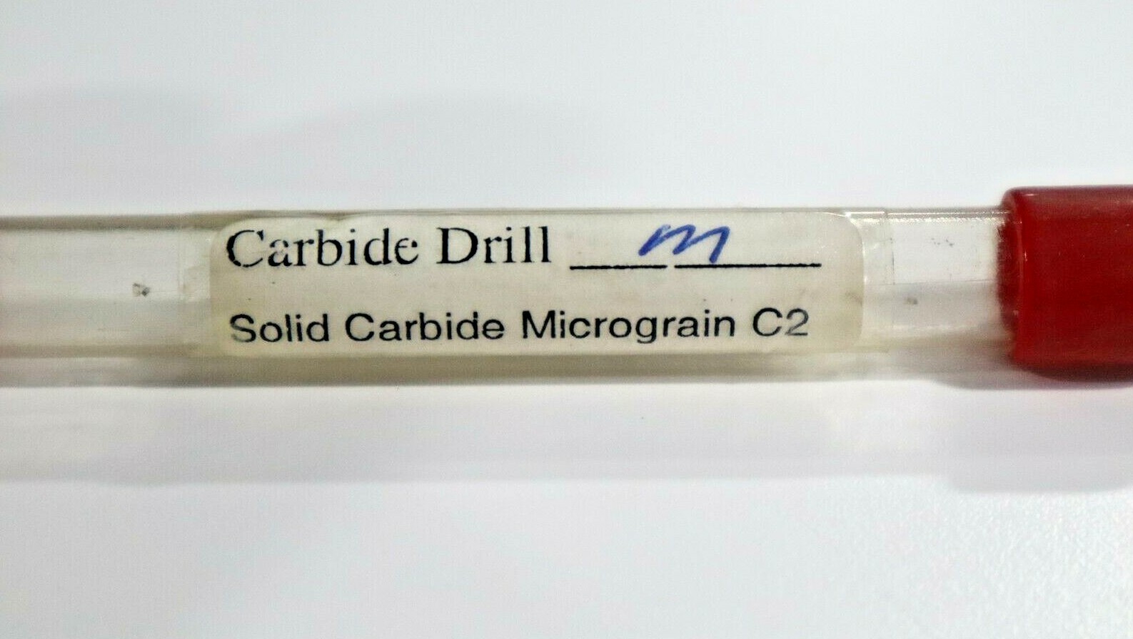 SIZE "M" CARBIDE DRILL, 2 FLUTE B354