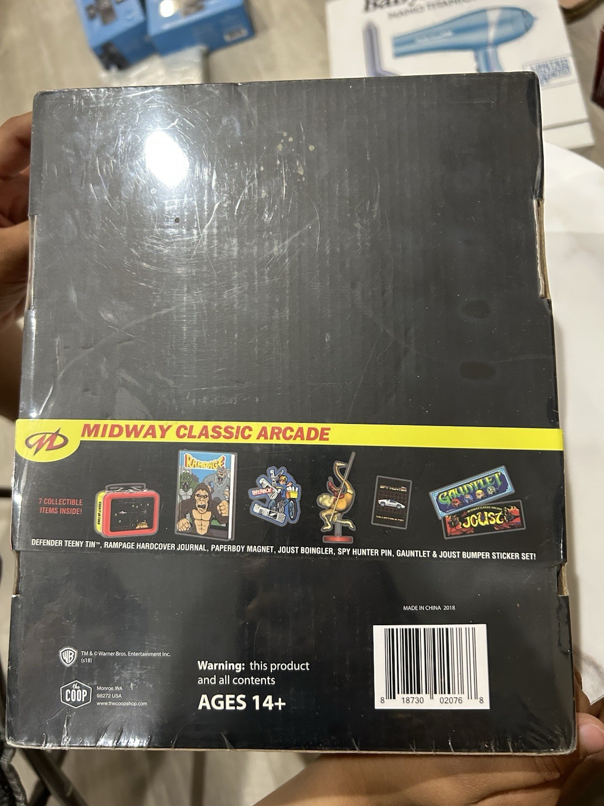 Collectible Gaming Box Midway Classic Arcade