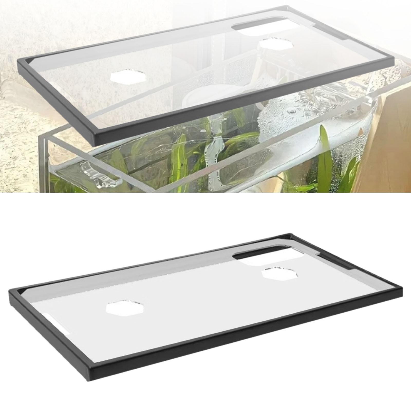 Fish Tank Lid Cover Tank Lid with Frame DIY Simple Installation Stable Aquariums