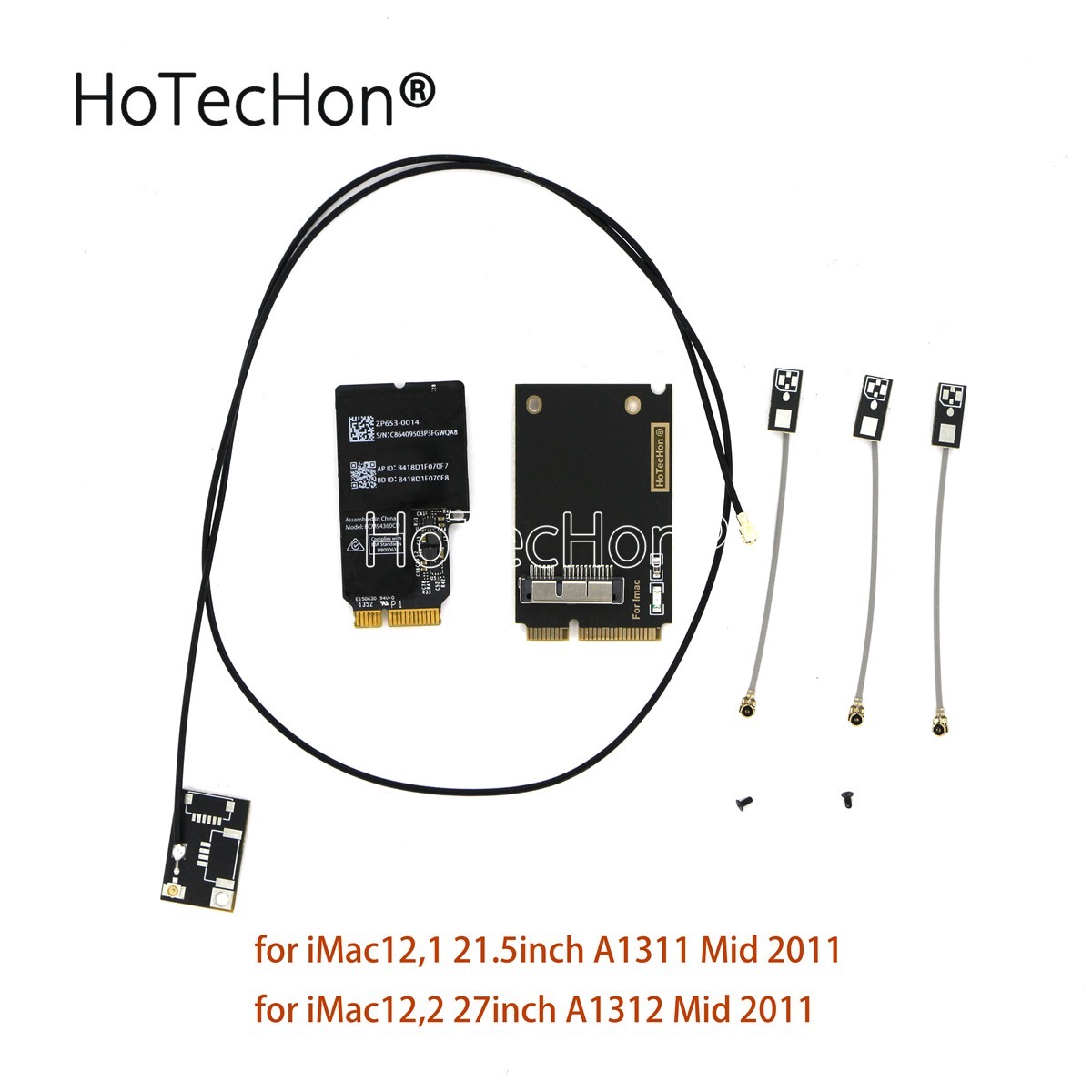 iMac 11,2 / 12,1 / 12,2 wifi Bluetooth 4.0 / 4.2 Sonoma Sequoia upgrade kit
