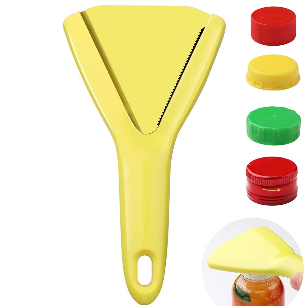 Twist- Off Bottle Opener for Seniors and Weak Hands – Easy Grip Jar and Lid Tool