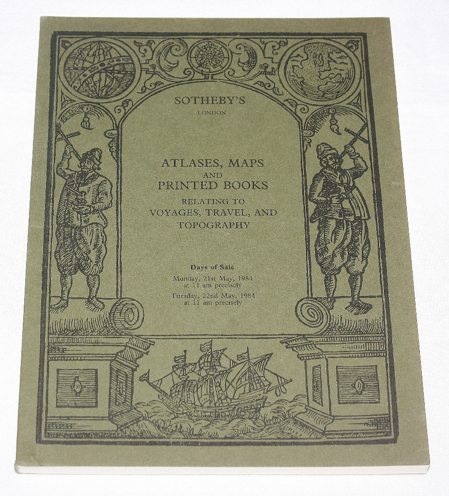 Sothebys Catalogue Atlases Maps Printed Books Voyage Travel London 1984