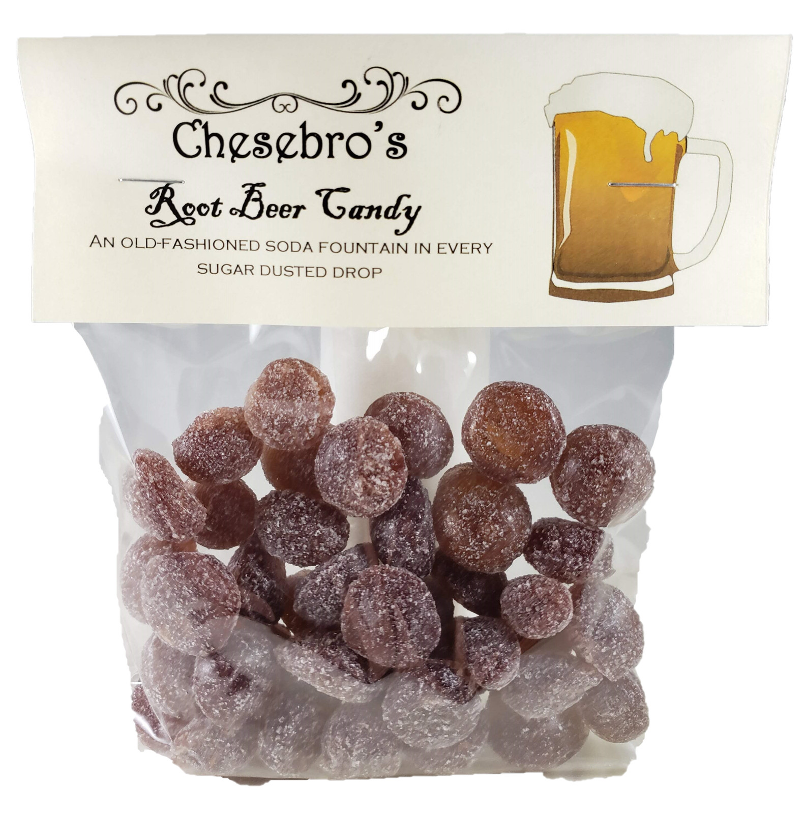 Root Beer Hard Candy Drops 4.5 Ounces
