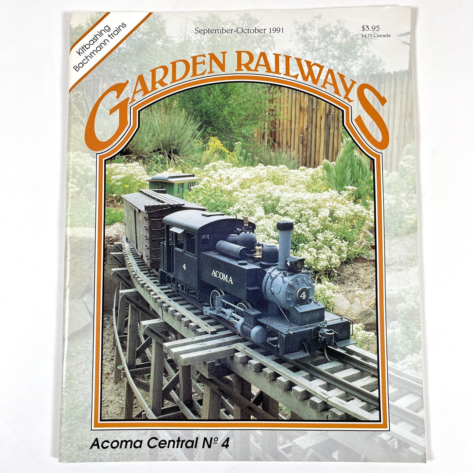 Garden Railways Magazine SEP OCT 1991 Kitbashing Bachmann Trains Install Sound