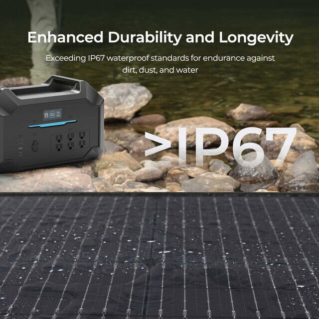 Renogy 400W Foldable Solar Panel Lightweight IP67 For RV Camping Off-Grid