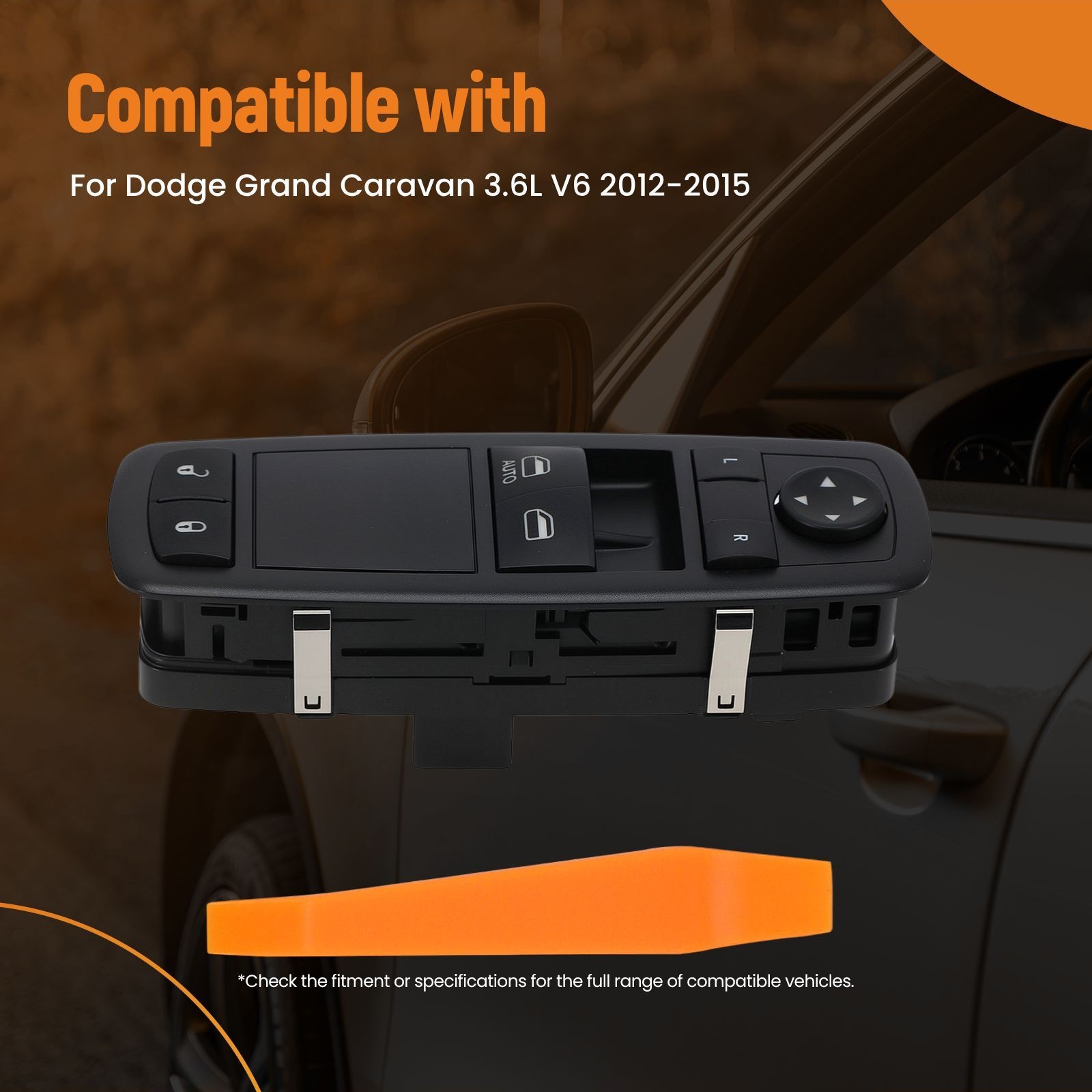 Left Driver Side Power Window Switch for Dodge Grand Caravan 3.6L 2012-2015 new