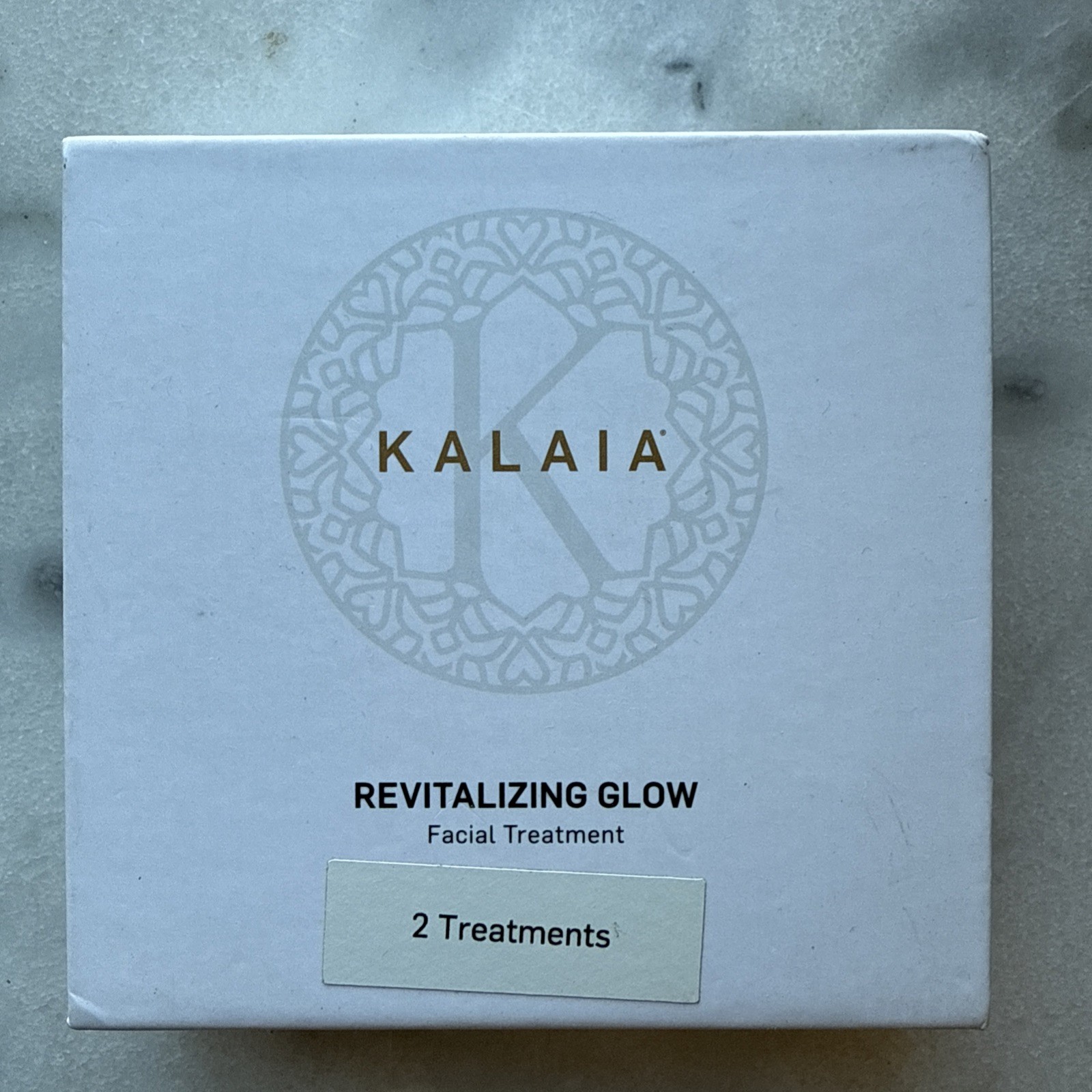 Kalaia Revitalizing Glow Facial Treatment Mask - 2 treatments