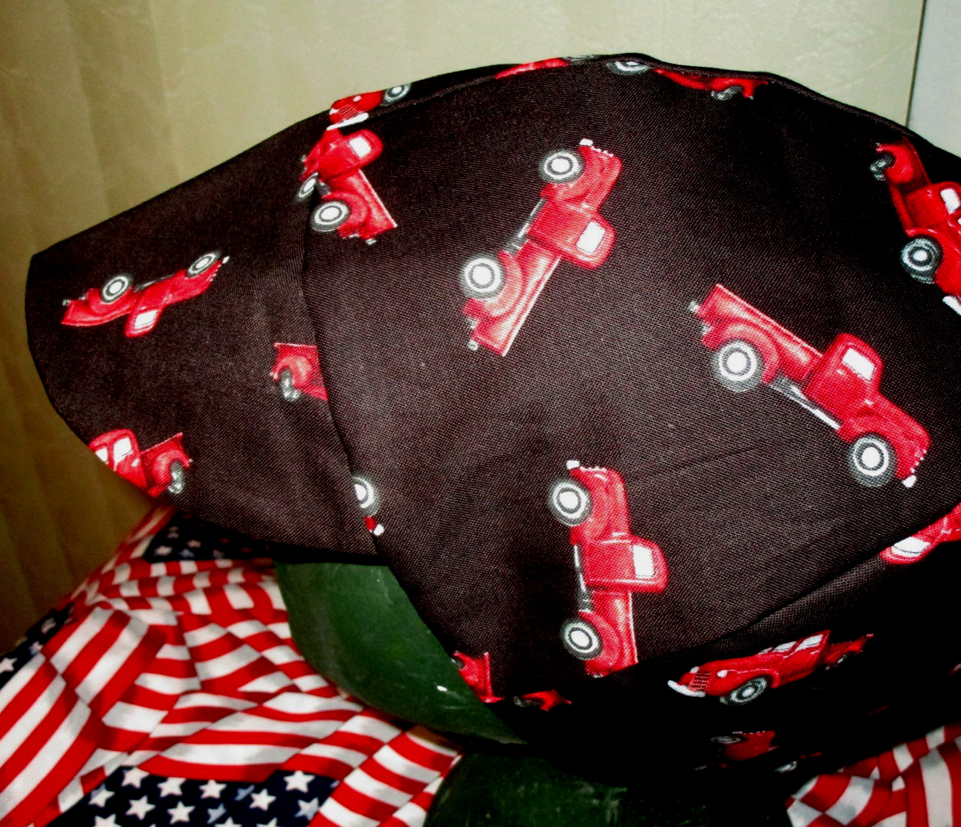 Red PIck-ups  : Red's American Made Welding, Biker Hat 4 Working Men $7.00 Limit