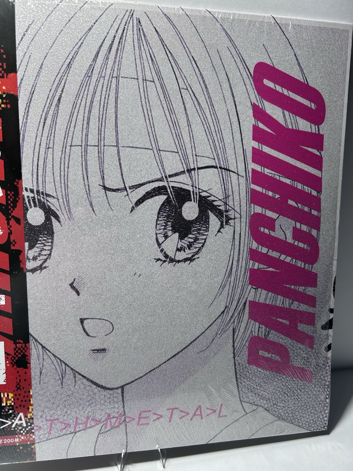 Panchiko Deathmetal Japan Obi Pink Sparkly Mega Vinyl LP LE /1000 New IN HAND
