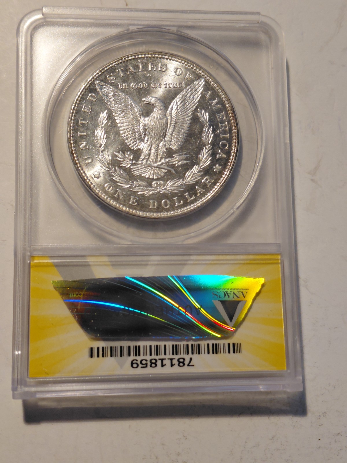 1888 Morgan Silver Dollar MS 62P/L ANACS