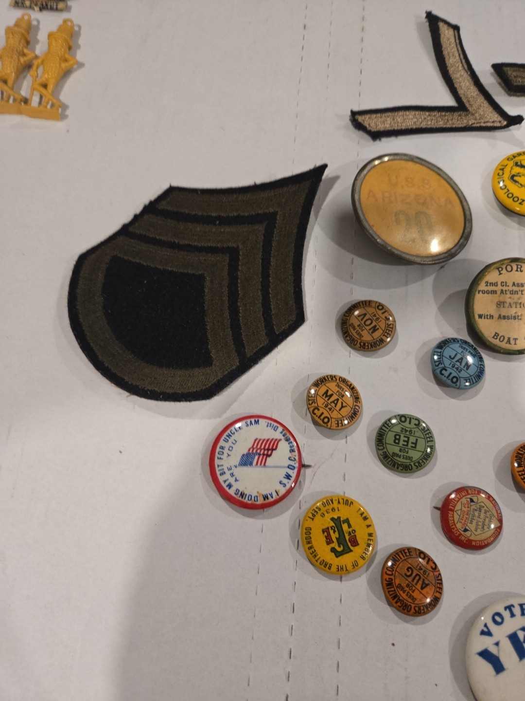 WWII Patches And Pins Lot