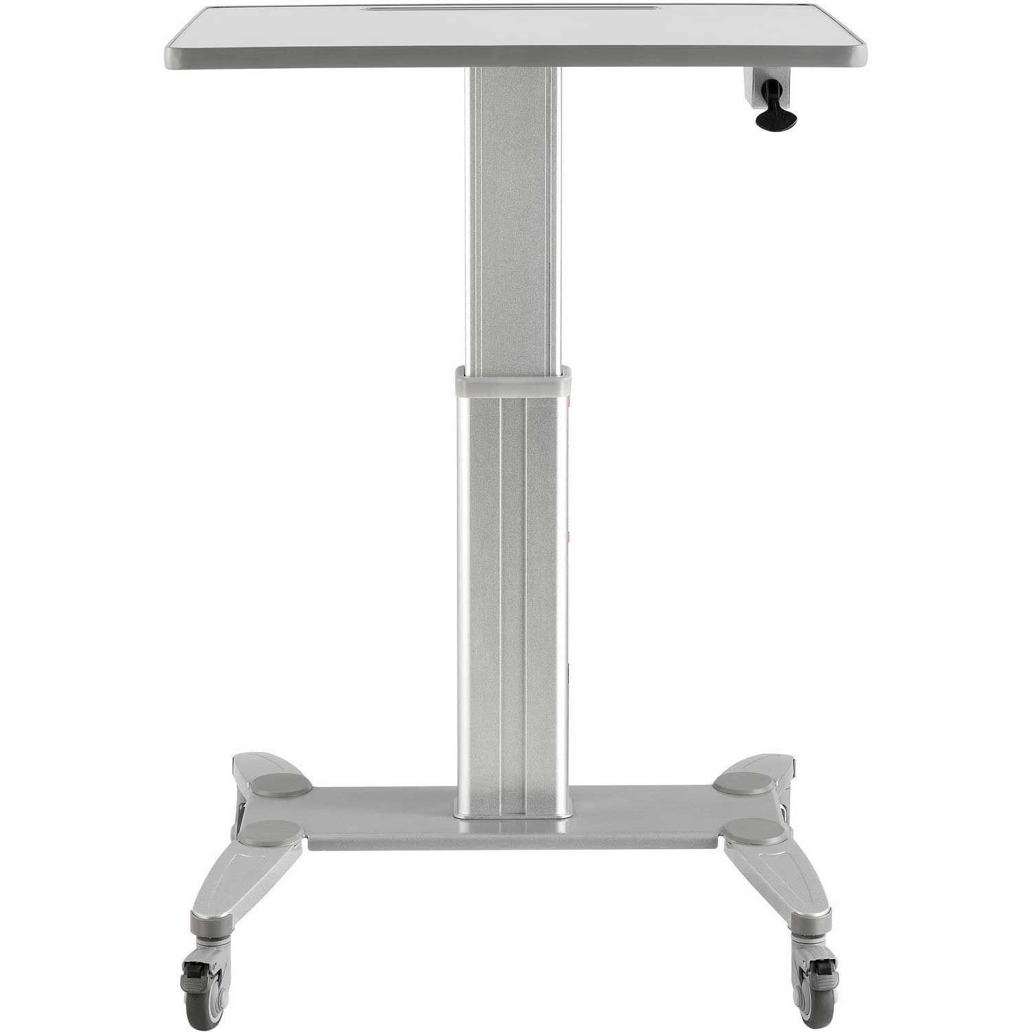 Sit-Stand Mobile Desk With Tablet Slot 31-1/2"W x 23-5/8"D 29-1/2" to 45-1/4"H