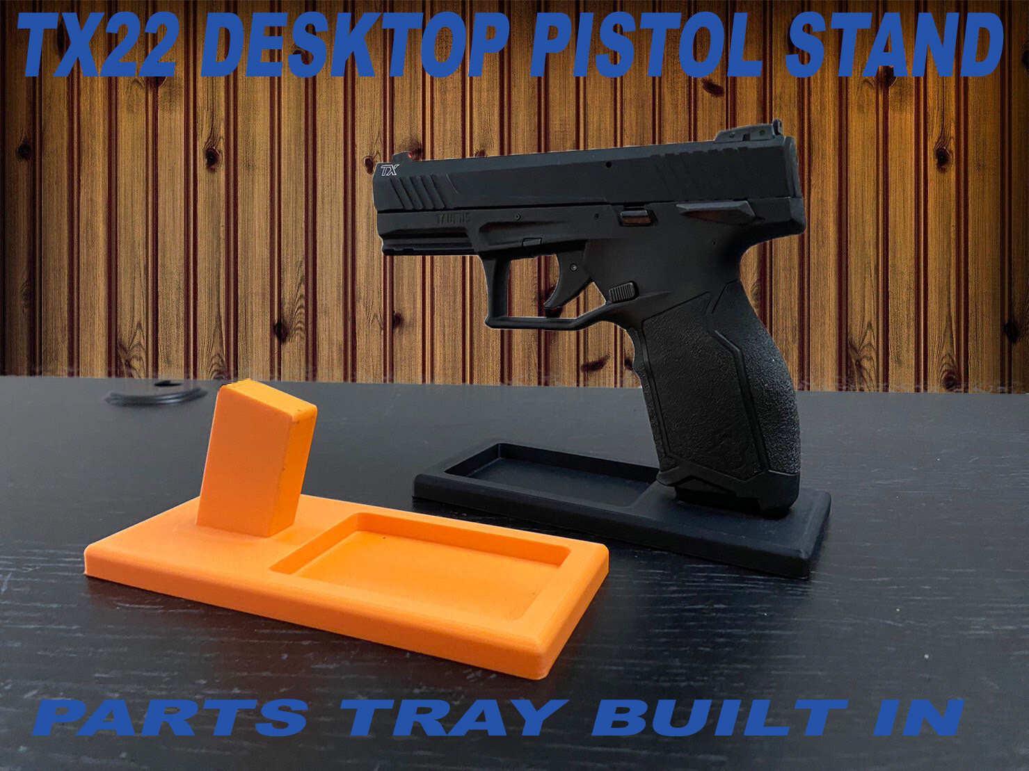 Handgun Desktop Pistol Stand For Taurus TX22 NightStand 22LR