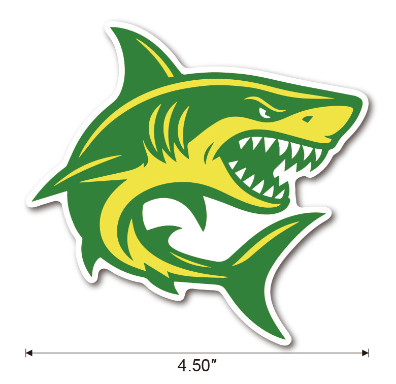 NITROX Dive Flag Colors SHARK DECAL Sticker SCUBA Diving Diver Down Landshark
