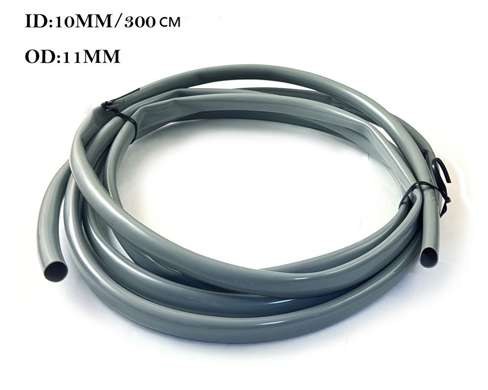 10mm Dove Gray PVC Sleeve Tube for Wire Harness wiring Loom Protection 3meters