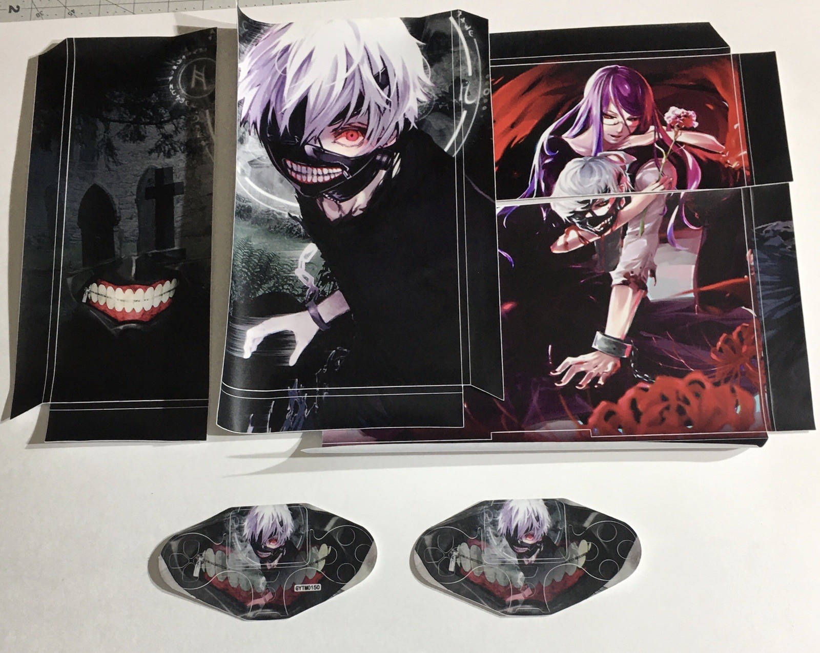 Tokyo Ghoul PS4 Vinyl Sticker Skins Anime Playstation 4 NEW