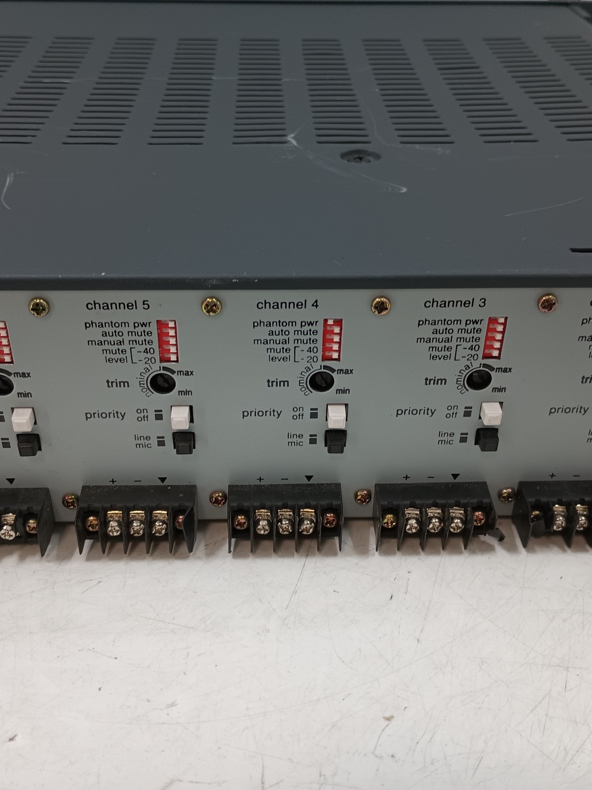 BIAMP Systems Precedence CMA60 Commercial Mixer Amplifier EB-20106