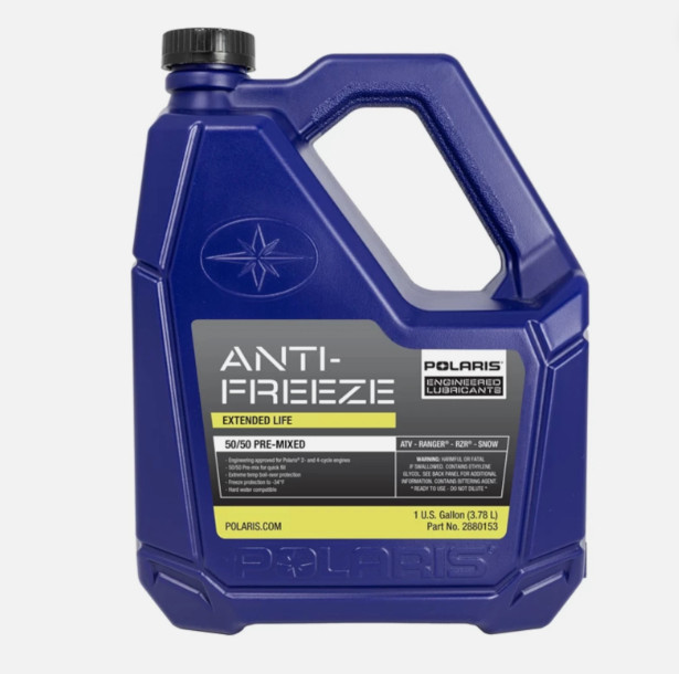 Polaris 50/50 Premix Extended Life Antifreeze Coolant – 1 Gallon – 1