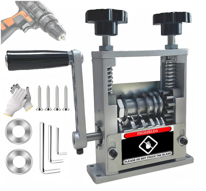 Manual Wire Stripper Machine,Drill Powered Hand Crank Wire Stripper Tool With...