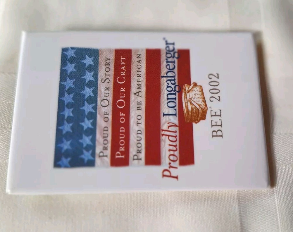 Longaberger Bee 2002 Proudly Lonaberger Pin