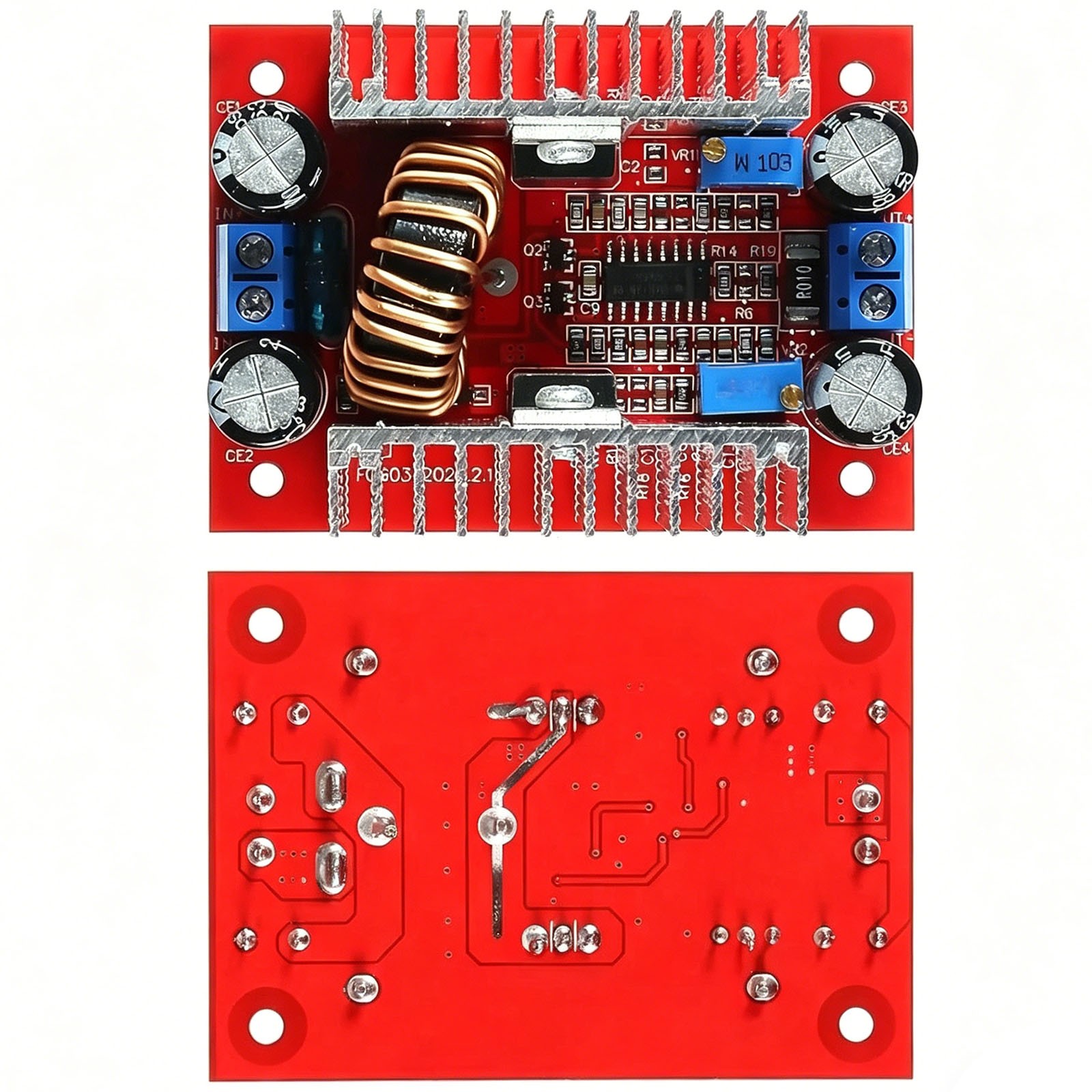 2Pack 400W 15A DC-DC Step Up Boost Voltage Converter Power Supply Module Drive