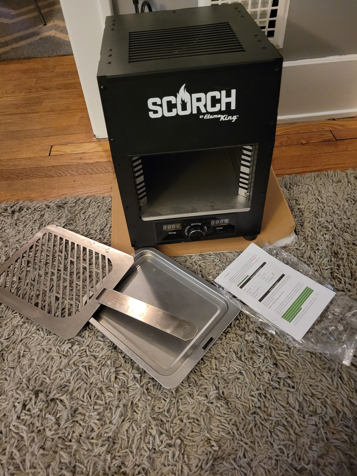 Scorch Electric Rapid Broiler Infrared Indoor Outdoor Cooker Stainless Steel