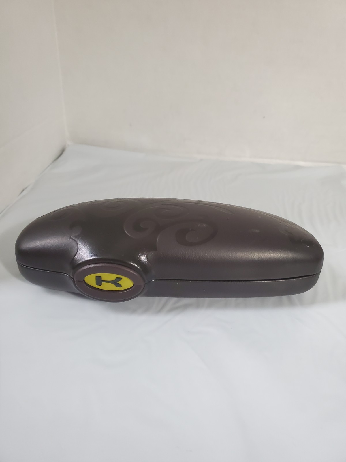 KOALI HARD SHELL CLAMSHELL EYEGLASS CASE BLACK YELLOW