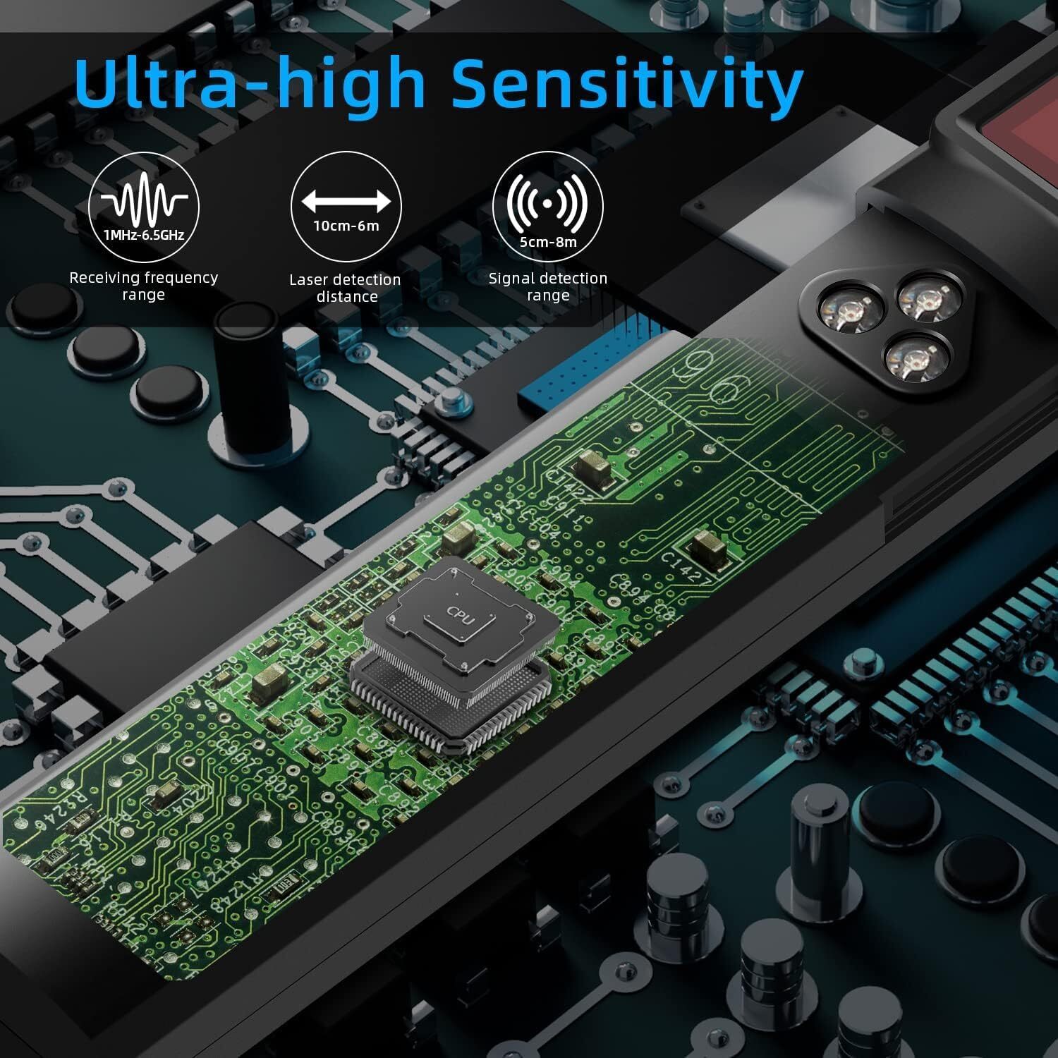 Hidden Camera Detector - Anti Spy GPS Tracker / Detectors - Bug Sweeper