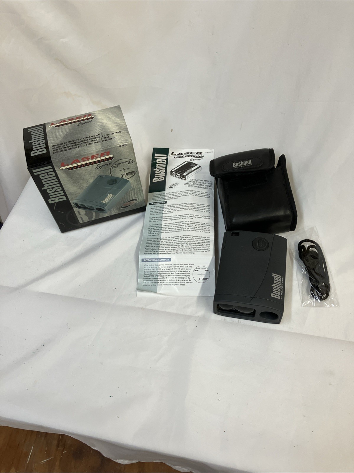 Bushnell Yardage Pro Laser Rangefinder Hunting,Golf Etc.+or- 1 Yd Accuracy Used